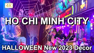 SPIRIT HALLOWEEN New 2023 Decor in Ho Chi Minh City Nightlife Street