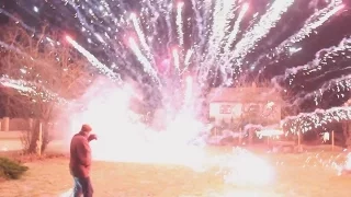 Fireworks Fail - Silvestr - nepodařený ohňostroj - výbuch