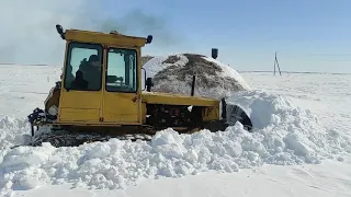 ДТ-75- СИЛА!Пол года простоя,заводим Казахстанца!