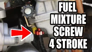 How to install fuel mixture screw on 4 stroke dirt bike - Keihin FCR carburetor