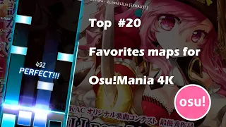Osu!Mania | Top 20 Favorites maps