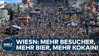 SCHNEE AUF DEM OKTOBERFEST! Kokain erobert die Wiesn -  Mehr Besucher und mehr Bier