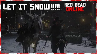 🌨️Let It SNOW RDR2 Online 🎄 Christmas UPDATE Showcase | Red Dead 2 RDO