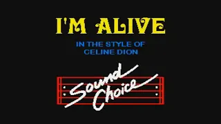 Celine Dion   I'm Alive Karaoke