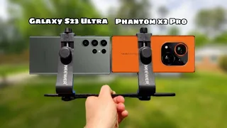 Samsung Galaxy S23 Ultra Vs Techno Phantom x2 Pro Camera Test