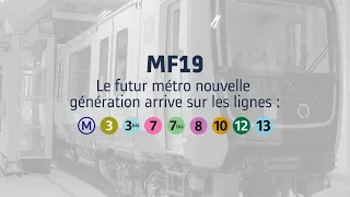 Assemblage du 1er véhicule MF19, le futur métro nouvelle génération pour le réseau francilien