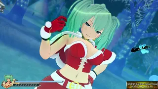 Senran Kagura EV Ryofu Christmas Theme Gameplay