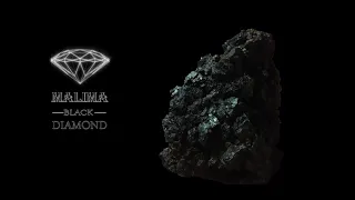 Natural rough fancy black diamond carbonado (2550 Carat)