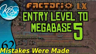 Factorio 1.X Entry Level to Megabase 5 - 62 - ERROR CORRECTION! - Guide, Tutorial