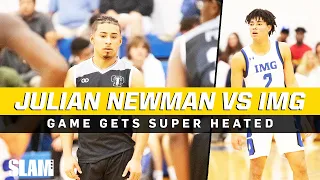 IMG VS JULIAN NEWMAN ❗️😱 GAME GETS HEATED 🔥 🤯