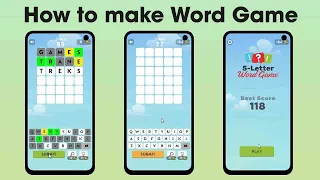 How to make Word Game in Unity (Hyper-Casual Word Game Complete Tutorial)