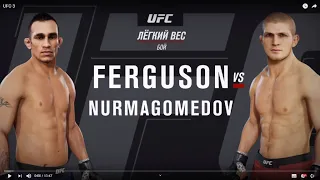 Тони Фергюсон VS Хабиб Нурмагомедов UFC ( Полный Бой ) UFC 3