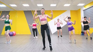 Burn Stubborn Belly Fat 🔥 Exercises to Get Slim Waist - Reduce Lower Belly Fat | AEROBIC DANCE