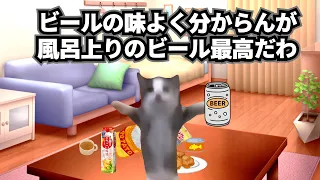 ただ晩酌をした何気ない話【猫ミーム】