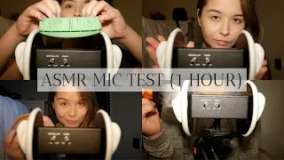 1 HOUR 3DIO MIC TEST | ASMR