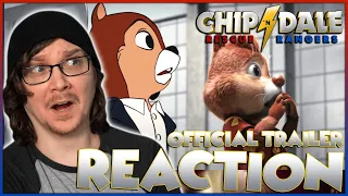 CHIP 'N DALE RESCUE RANGERS Official Trailer Reaction! Disney Plus