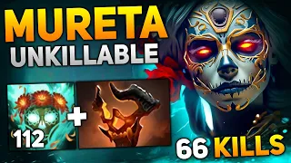 99% Damage Reduction Muerta 🔥🔥🔥 66 Kills One Shot | Dota 2 Gameplay