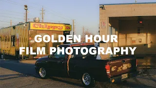 GOLDEN HOUR FILM PHOTOGRAPHY | CANON AE 1| PORTRA 400