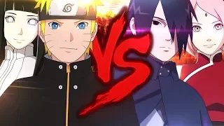 Naruto e Hinata VS. Sasuke e Sakura | Duelo de Titãs Part. Felícia Rock e Sárcelli