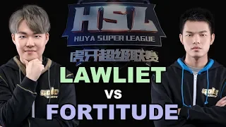 WC3 - HSL2 Quarterfinal: [NE] LawLiet vs. Fortitude [HU]