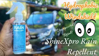 Shinexpro Rain repellent Review || Hydrophobic window and windshield coating for car