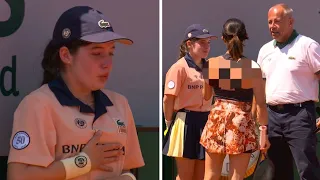 Doubles Player Miyu Kato Of Japan Disqualified For Accidentally Hitting A Ball Girl