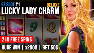 Lucky Lady Charm BIG WIN ★ 210 FREE GAMES ★crazywin Păcănele