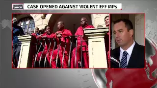 John Steenhuisen reacts to parliament violence