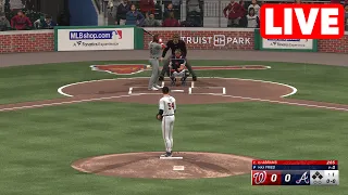 MLB LIVE🔴 Washington Nationals vs Atlanta Braves - 29th May 2024 | MLB Full Game - MLB 24