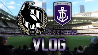 COLLINGWOOD vs FREMANTLE AFL VLOG | Round 15 2021