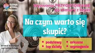 LIVE "Na czym warto się skupić na miesiąc przed maturą z fizyki?"