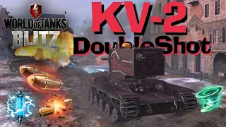 WOT Blitz Uprising || KV-2 DoubleShot
