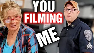 "ARE YOU FILMING ME" COP LEGIT SHOCKED ME!