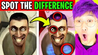 Can You SPOT THE DIFFERENCE!? (SKIBIDI TOILET vs CAMERAMAN!)