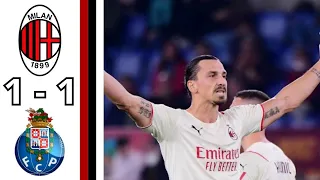 AC Milan vs Porto 1-1 - All Goals and Extended Highlights Champions League 2021