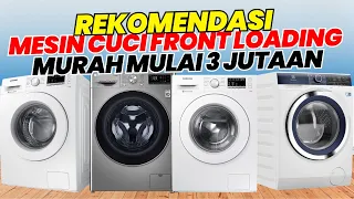 REKOMENDASI MESIN CUCI FRONT LOADING TERBAIK 2023 LOW WATT HARGA MURAH MULAI 3 JUTAAN