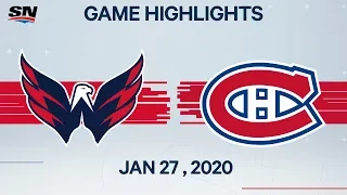 NHL Highlights | Capitals vs. Canadiens – Jan. 27, 2020