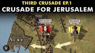 Siege of Acre, 1189 - 1191 ⚔️ Third Crusade (Part 1) ⚔️ Lionheart vs Saladin