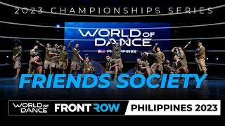 Friends Society | Team Division | FRONT ROW | World of Dance Philippines 2023 | #WODPH2023