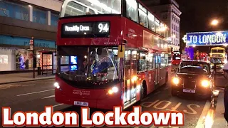 London Bus Ride | Oxford Street,Regent Street During London Tier4 Lockdown