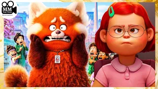 What will happen 😱 when a girl became panda? Turning Red movie explain in English