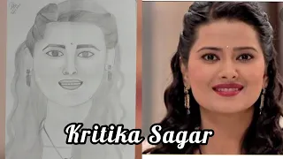 A sketch of Mrs Kratika sengar ☺️