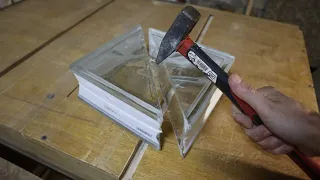 Wonderful idea from the GLASS BLOCK!!! DIY