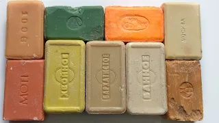 Резка разного ретро мыла и невской косметики 1994 года / cutting very old and dry soaps