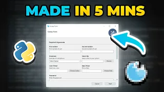 Create Python GUIs In 5 Minutes With This Package!