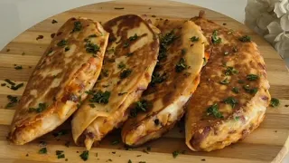 Cheese Potato Tacos | Crispy Mashed Potato Quesadilla #foryou