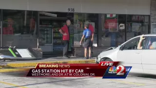 Car crashes into 7-Eleven