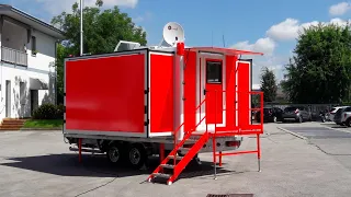 Expandable Command Unit On Trailer - Officine Stefanuto