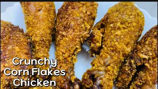 Crunchy Corn Flakes Chicken |Easy Simple Yet Delicious Chicken Fry| Ramadan Recipes By Spice’N’Cream
