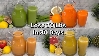 4 Weight Loss Drinks | Lose 30 Lbs in 30 Days | Strongest Belly Fat Burner Drink